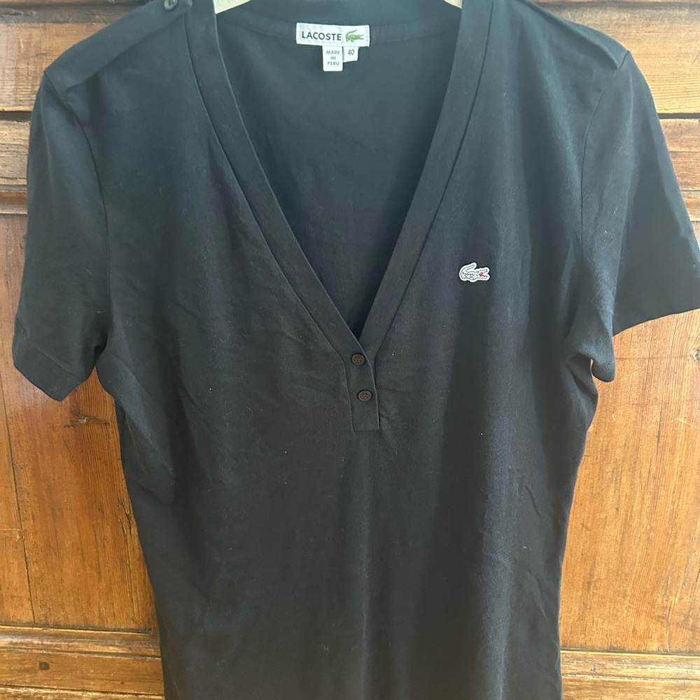 Lacoste Classic Black Tee